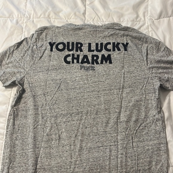 Pink by Victoria’s Secret sequin St. Patrick’s Day shirt - Picture 2 of 3